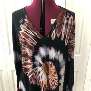 Tie-dyed tunic